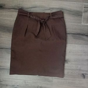 Brown Bow Jessica Skirt